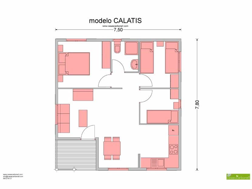Casa modular Carpato, modelo Calatis
