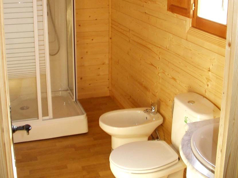 Casa de madera modular Biloba dormitorio