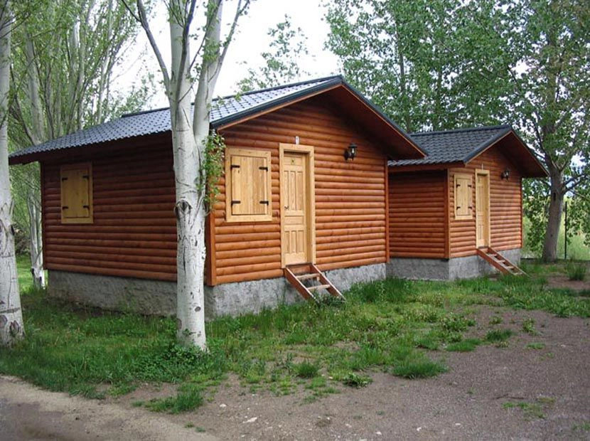 Casas de madera para camping, modelo Bungalow 26m²