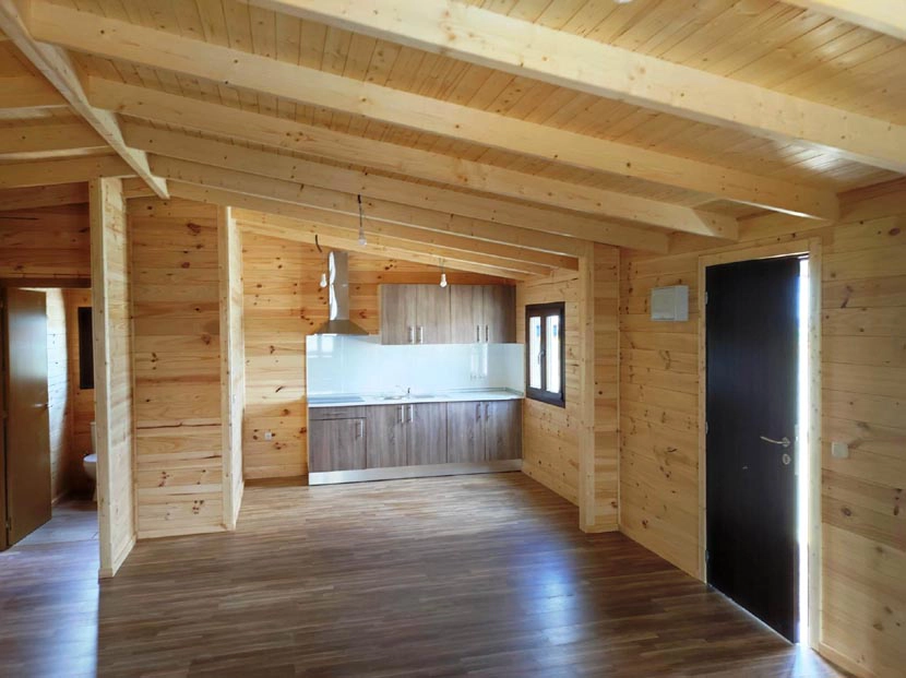 casa económica de madera