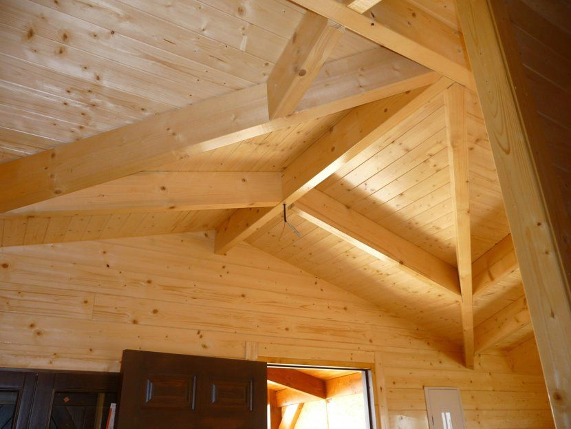casa prefabricada modular Calpe de Casas Carbonell vigas de madera