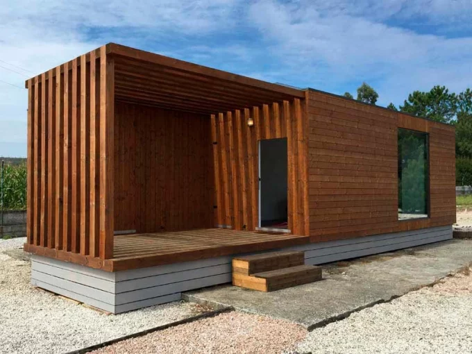 Casa de madera modular prefabricada Helena