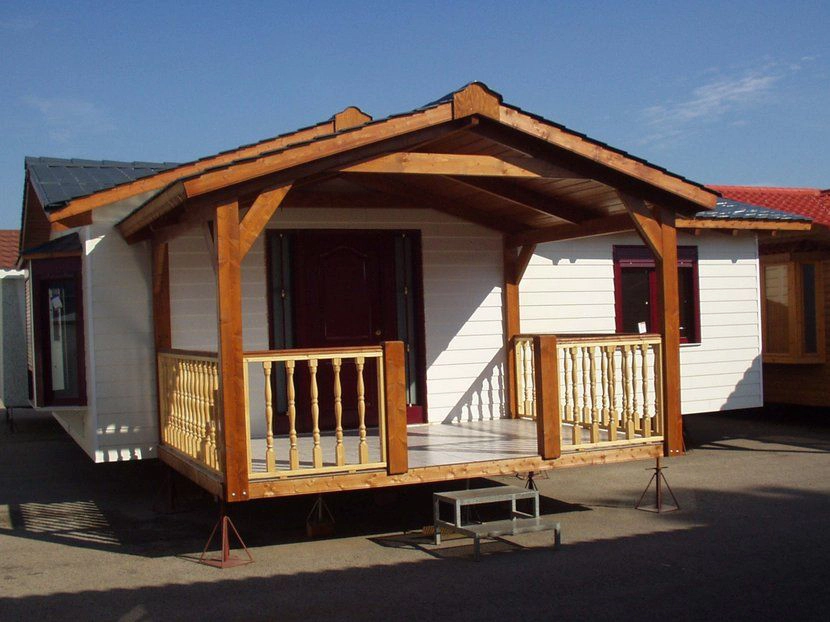 casa de madera Hercules de Casas Carbonell terraza modular