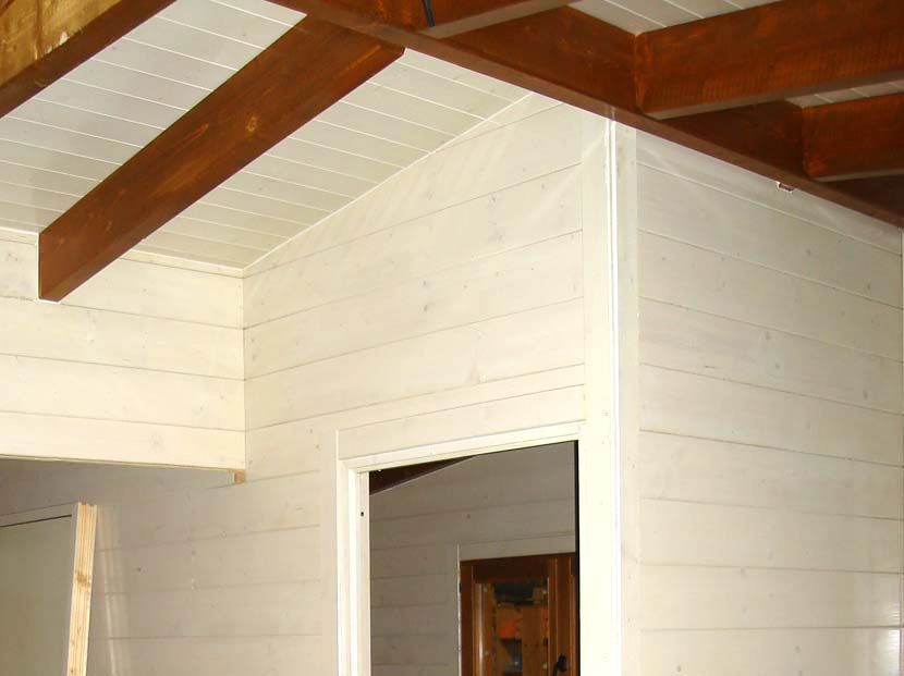 casa de madera modular Laurel de Casas Carbonell acabado pintado