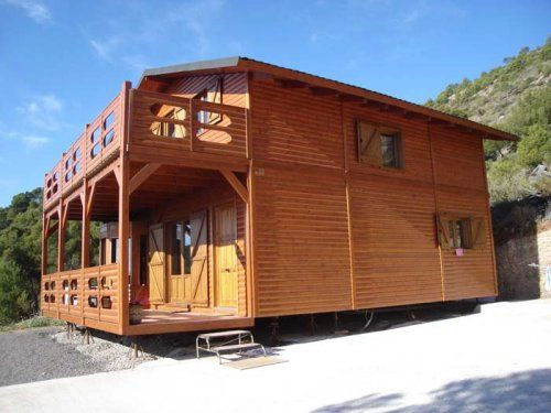 Casa prefabricada de madera, modelo Sagunto 120m²