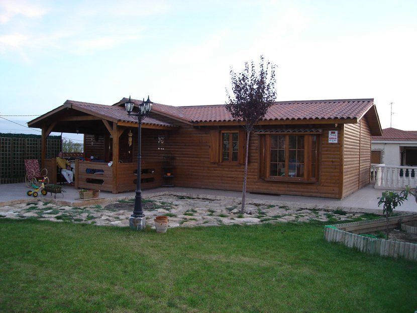 casa prefabricada de madera Silvana 3L de Casas Carbonell