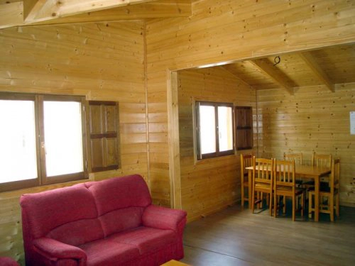 casa prefabricada de madera Silvana 3L de Casas Carbonell baño
